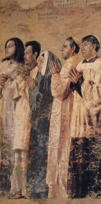 Communion of Saints, Tapestry, by John Nava, the Cathedral of Our Lady of the Angels in Los Angeles