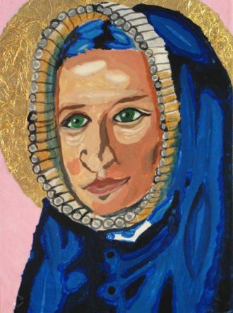 St. Rose Philippine Duchesne drawing by a student, Madeleine Kyhl, class of 2013 Sacred Heart Schools (Sheridan Road)