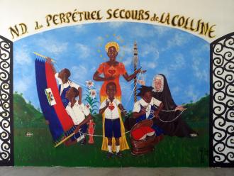 St. Rose Philippine Duchesne mural (La Colline School in Haiti) 