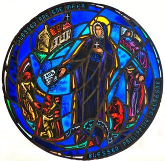St. Rose Philippine Duchesne, Stained Glass, St. Paul Cathedral, Minn.