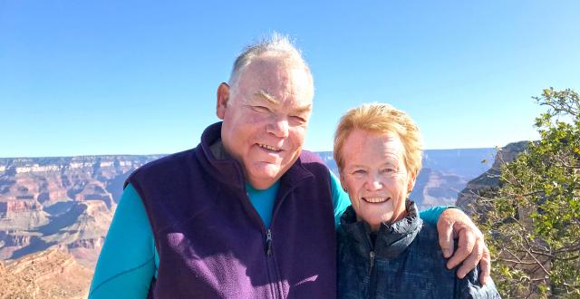 John and Cathie Kinabrew at the Grand Canyon. John is also an Associate and a Co-Coordinator of the New Orleans Associates group.