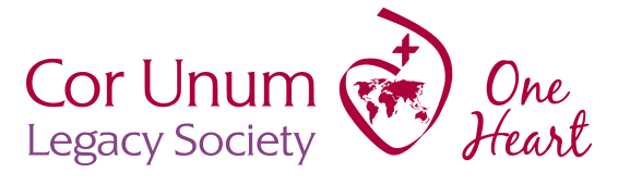 Cor Unum Legacy Society logo.