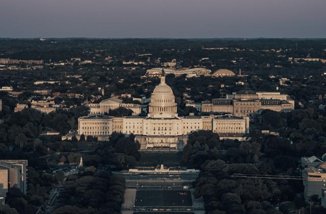 United States Capitol from top of the Washington Monument by Andy Feliciotti on Unsplash