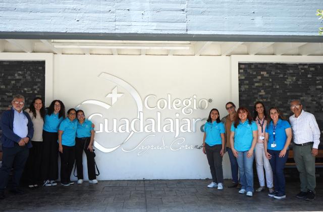 SHDNA core team with educators at Colegio Guadalajara del Sagrado Corazón
