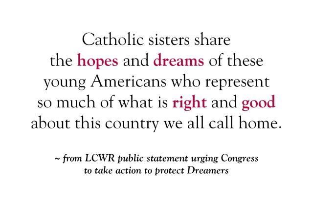 LCWR Urges Action to Protect Dreamers