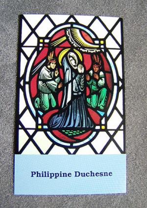 St. Philippine w/ Potawatomi Indians Card.