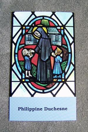 St. Philippine w/ Schoolchildren Card.