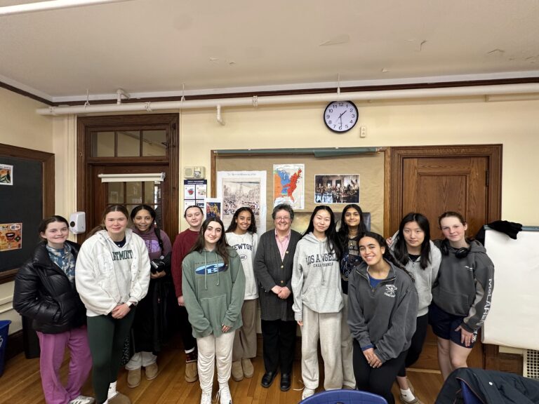 RSCJ visits Newton Country Day, shares about United Nations experience