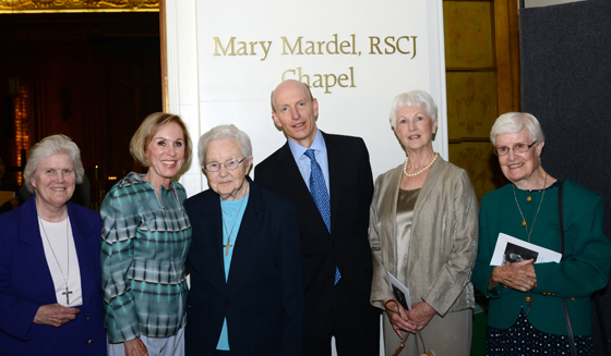 Mary (Be) Mardel RSCJ Honored with Chapel Dedication