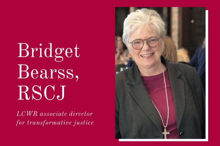 LCWR announces Bridget Bearss, RSCJ, as new associate director for transformative justice