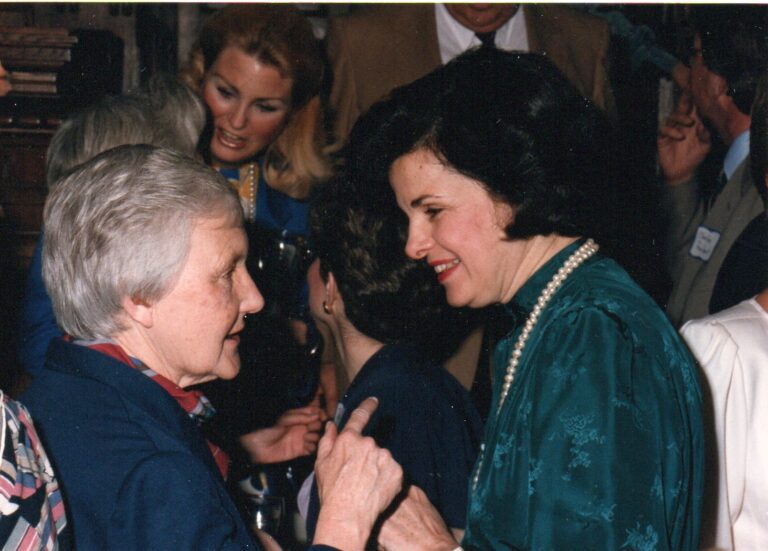 The Society of the Sacred Heart mourns the loss of Senator Dianne Feinstein