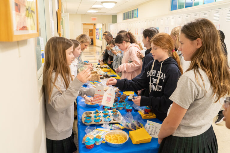 Students at Sacred Heart Greenwich hold bake sale to benefit Ukraine