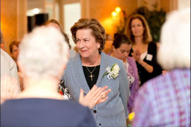 Joan Magnetti wins service award from Manhattanville