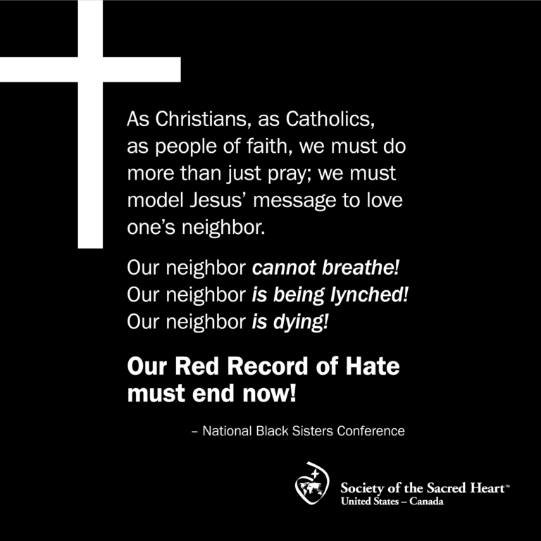 Monday reflection: Statement by The National Black Sisters’ Conference