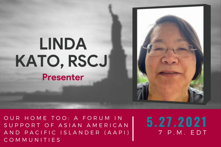 Linda Kato, RSCJ, to present at virtual forum during Asian Pacific American Heritage Month