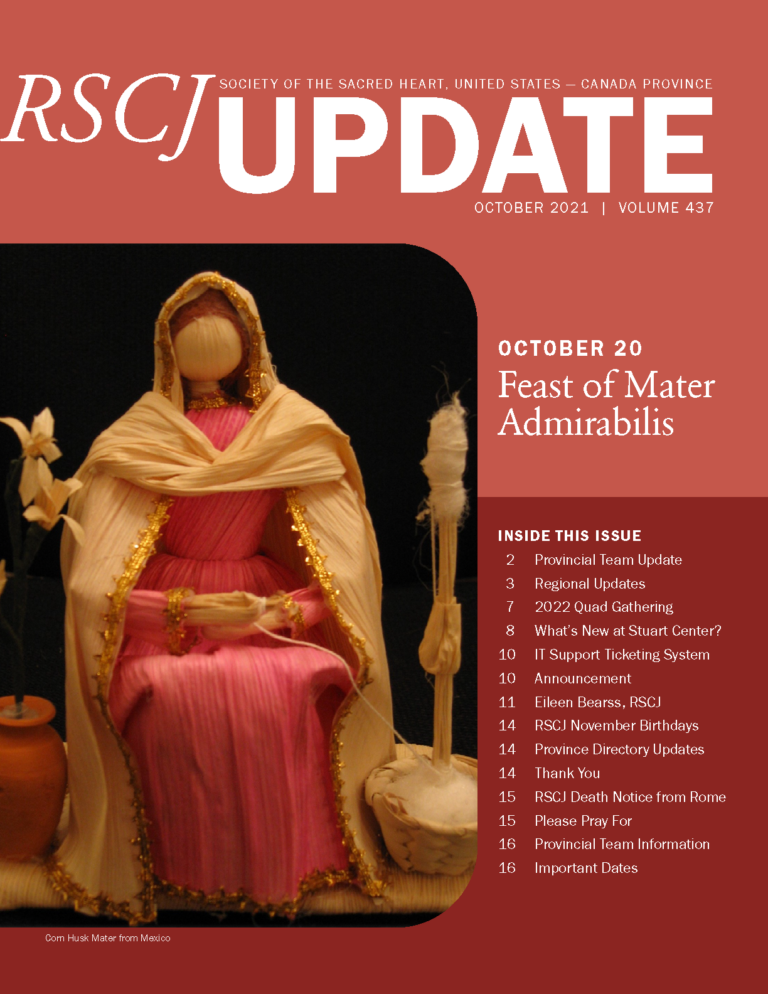 RSCJ Update October 2021