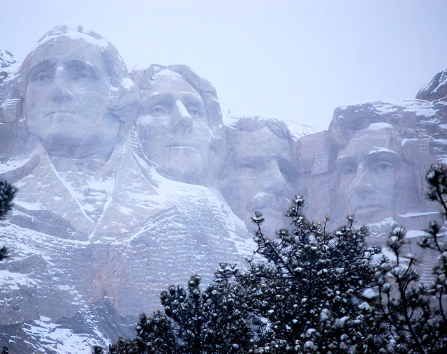 Climb the mountain in winter