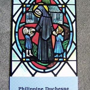 St. Philippine w/ Schoolchildren Card